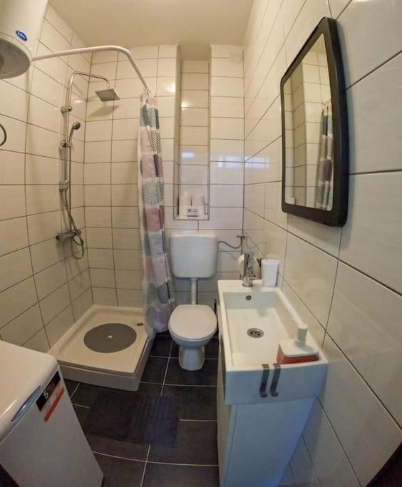 Studio Apartman Gajba In City Center Zagabria Esterno foto